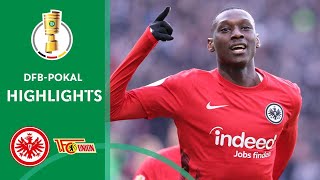 Kolo Muanis 93sec Brace  Frankfurt vs Union Berlin 20  Highlights  DFBPokal  QuarterFinals [upl. by Noxid876]