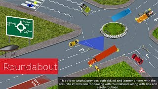 UK ROUNDABOUT RULES DRIVING LESSON ACCORDING TO HIGHWAY RULES PASS YOUR DRIVING TEST [upl. by Ackerman]