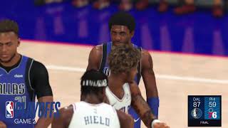 NBA 2k24  Playoffs  Dallas Mavericks  First Round Game 2 [upl. by Carmita]