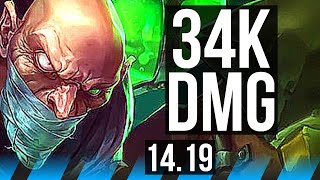 SINGED vs YONE MID  34k DMG 10411 Dominating  EUW Diamond  1419 [upl. by Maia]