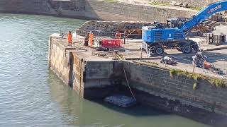 Charlestown harbour gate 111024 [upl. by Gellman]