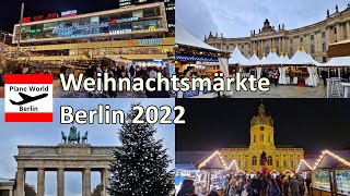 Weihnachtsmärkte in Berlin City 2022  Christmas Markets in Berlin 2022 [upl. by Now]