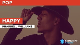 Happy  Pharrell Williams  Karaoke with Lyrics with lead vocal [upl. by Llerud]