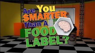 The Food Label and You Game Show Review Are You Smarter Than A Food Label Historical PSA [upl. by Yenetruoc105]