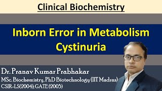 Inborn Error In Metabolism  Cystinuria [upl. by Walworth]