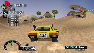 Rally Cross PS1 Gameplay [upl. by Nikaniki694]