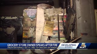 Cincinnati fire Investigation underway after Winton Hills grocery store intentionally set on fire [upl. by Mauldon]