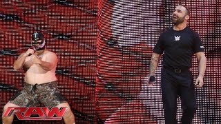 Larry the Cable Guy and Santino Marella address the WWE Universe Raw November 24 2014 [upl. by Fulviah]