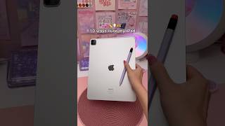 10 ways I use my iPad 💕✏️ apple pencil  iPad apps  iPad tips [upl. by Darahs]