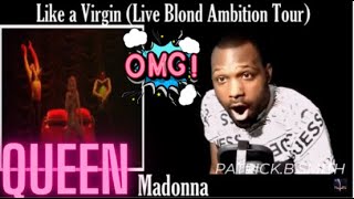 MADONNA  Like a Virgin Live Blond Ambition Tour REACTION VIDEO [upl. by Egas]