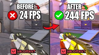 HOW TO BOOST FPS IN VALORANT TO THE MAX🔥 Low end pc✔️EPISODE 5 ACT 2 [upl. by Julius727]