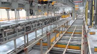 ALUMINIUM EXTRUSION PLANT  AUTOMATIC SKIPS HANDLING [upl. by Hasen656]