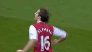 Mathieu Flamini stunning goal vs Newcastle United [upl. by Asile48]