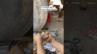 Is it right way to grease a wheel bearing grease wheelbearing lubricant shorts l [upl. by Aldercy955]