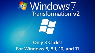 Revert8Plus v2 Transform Windows 81011 into Windows 7 [upl. by Allevon]