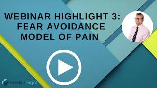 Dr Jenner explains the fear avoidance model of pain [upl. by Curtis388]