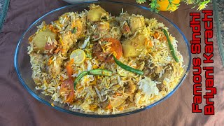 Sindhi Biryani recipe  Karachi ki famous chicken Sindhi Biryani By Naila [upl. by Kahle1]