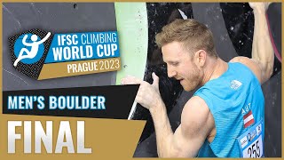 Mens Boulder final  Prague 2023 [upl. by Stout329]