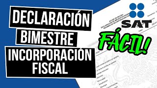 Declaración Bimestral RIF SAT 2020  Módulo Mis Cuentas  Paga tus impuestos Paso 3 de 3 [upl. by Keeryt]