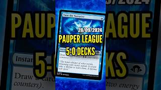 UNDEFEATED MTG Pauper League Decklists 20240928 davidroyale pauper paupermtg [upl. by Hillegass]