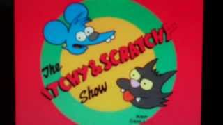 The Itchy and Scratchy Show Theme Song All versions [upl. by Nairadal798]