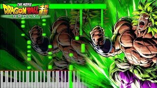 Dragon Ball Super Broly Theme OST 5 Piano Tutorial  Easy [upl. by Kcod]