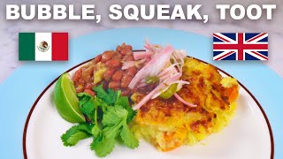 British bubble amp squeak with spicy Latin beans [upl. by Tabby]