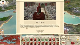 Rome Total War Victories Cutscene [upl. by Yraek574]