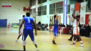 Bilal Benn Highlights from Ironi Nes Ziona vs Hod Hasharon [upl. by Notniw]