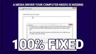 How To Solve A Media Driver Your Computer Needs Is Missing 100 Working Method [upl. by Idnaj501]