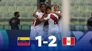 Eliminatorias  Venezuela 12 Perú  Fecha 14 [upl. by Adnauqahs]