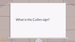 What is Cullen sign [upl. by Palua199]