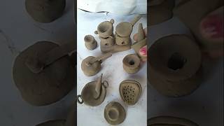 clay making cooking pots making with clay [upl. by Yehus]