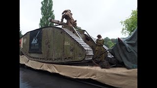 WW1 Remembered Bovington to Blandford Convoy 1182018 Great Dorset Steam Fair [upl. by Raamaj]