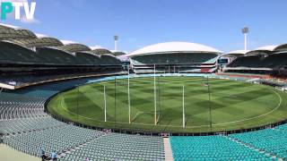 Adelaide Oval timelapse  Round 2 2014 [upl. by Annaxor740]