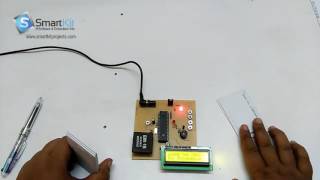 RFID Based Attendance System using PIC Microcontroller [upl. by Ylhsa]