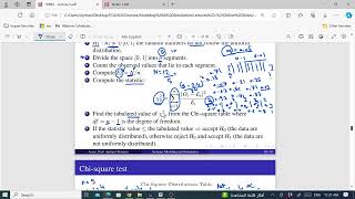 Lecture 6  Random Numbers Uniformity Chi Square Test Part 4 [upl. by Aihseuqram]