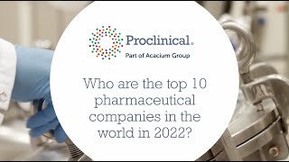 Who are the top 10 pharmaceutical companies in the world in 2022 [upl. by Fernand487]