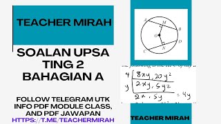 UPSA Tingkatan 2 Bahagian A [upl. by Haseefan]