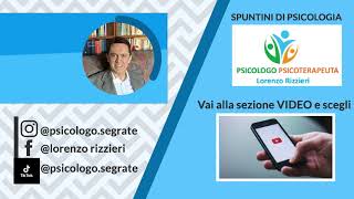 Lorenzo Rizzieri psicologo e psicoterapeuta [upl. by Oballa]