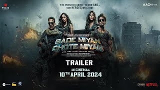 Bade Miyan Chote Miyan  TRAILER  Akshay Kumar Tiger ShroffPrithviraj SonakshiAlaya F [upl. by Ainnos]