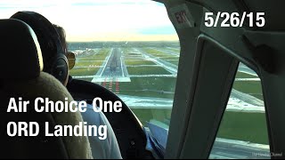 Amazing Air Choice One Cessna 208B Landing  Chicago OHare [upl. by Burkhardt986]