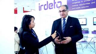 Irdeto Interview  23rd Convergence India 2015 expo [upl. by Zigmund]