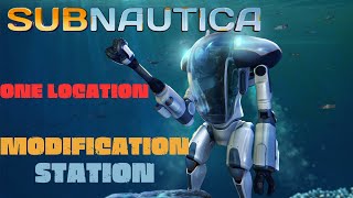 Where To Find Modification Station Fragments  Subnautica [upl. by Einnus914]