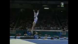 Kerri Strug 1996 Olympics Team Compulsories FX [upl. by Jo Ann]