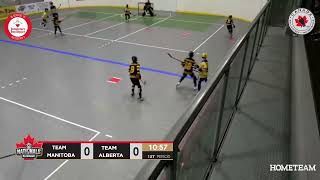 2024 U15 Boys  Team Manitoba U15B VS Team Alberta U15B 1 [upl. by Leiba]