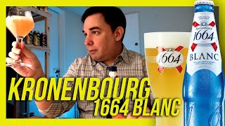 🍻KRONENBOURG 1664 BLANC🍻  SOMI BEERCAST  REVIEW [upl. by Lleumas]