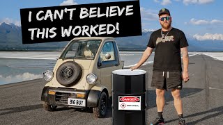 Testing a Temu Supercharger and Methanol On Worlds Smallest Truck [upl. by Enamart]