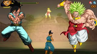 Uub VS Broly dbz  Dragon Ball Z  Tenkaichi Tag Team [upl. by Kcirreg]