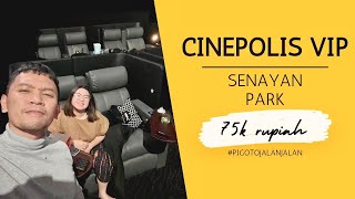 Cobain Bioskop hits terbaru CINEPOLIS VIP SENAYAN PARK [upl. by Allac]